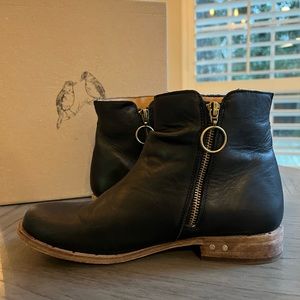 Beek “Quail” black leather boots - size 8.5